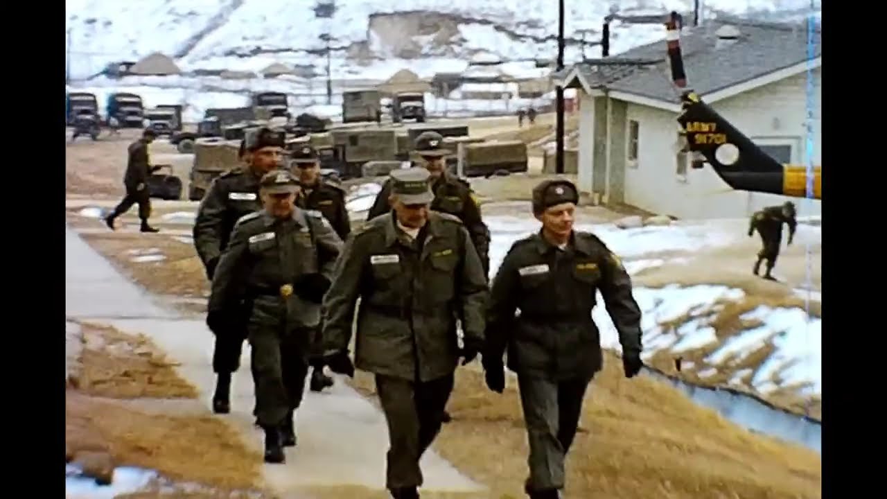 Korea DMZ 1/21st Artillery 1st Cavalry Division 1965 General John K Waters Visit Forward Fire Base