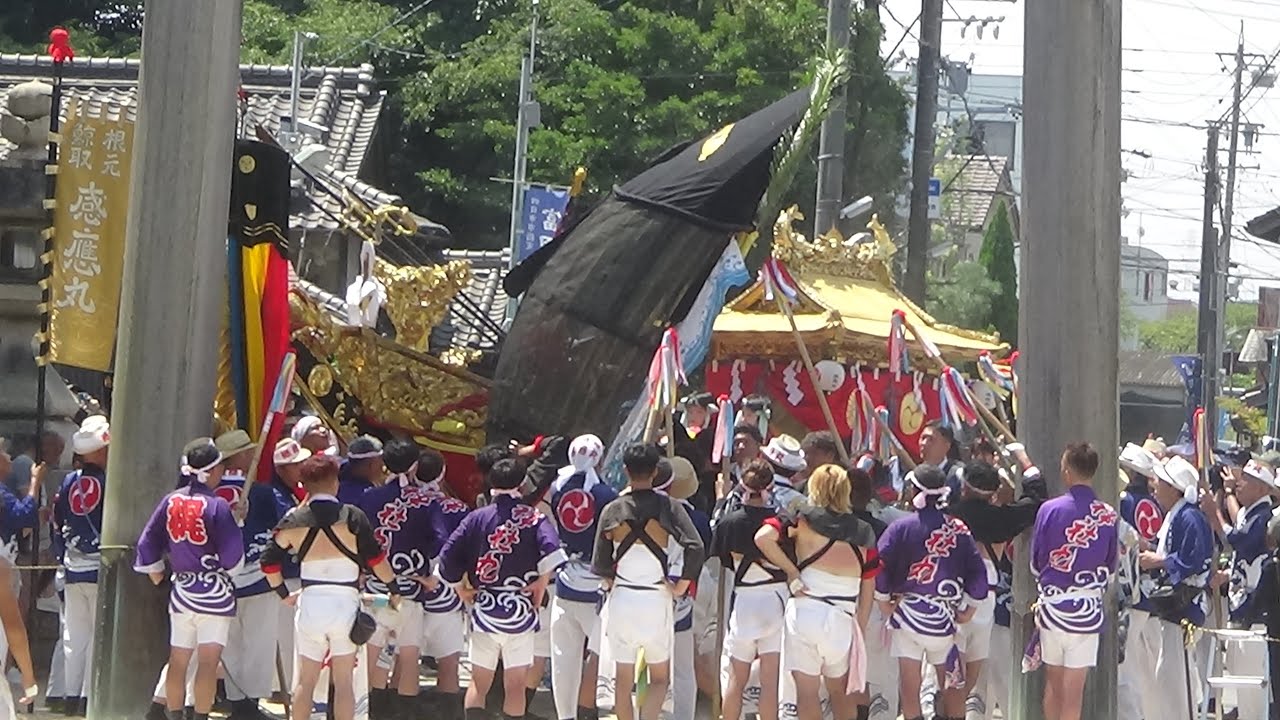 2024年8月15日 鳥出神社の鯨船行事 本練り【鳥出神社鳥居・境内】 ユネスコ無形文化遺産