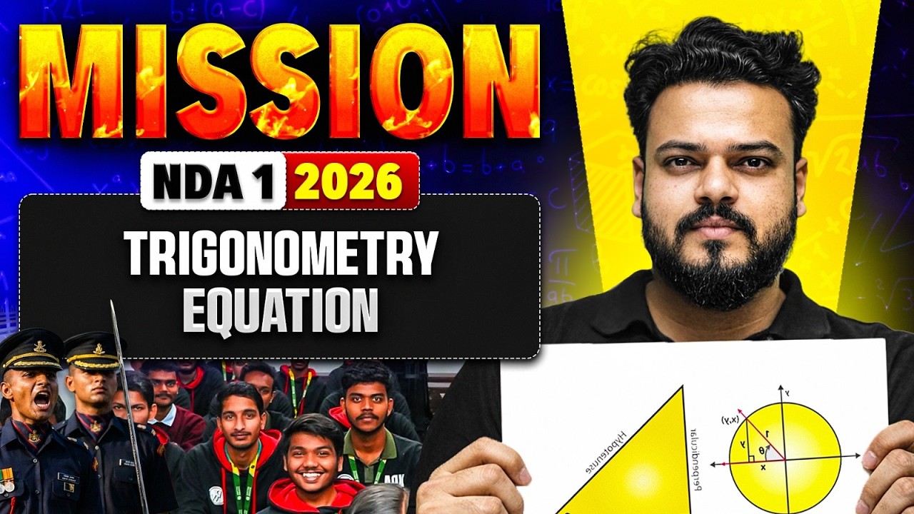 Trigonometry Equation | Mission NDA 1 2026 | DW Offline Academy