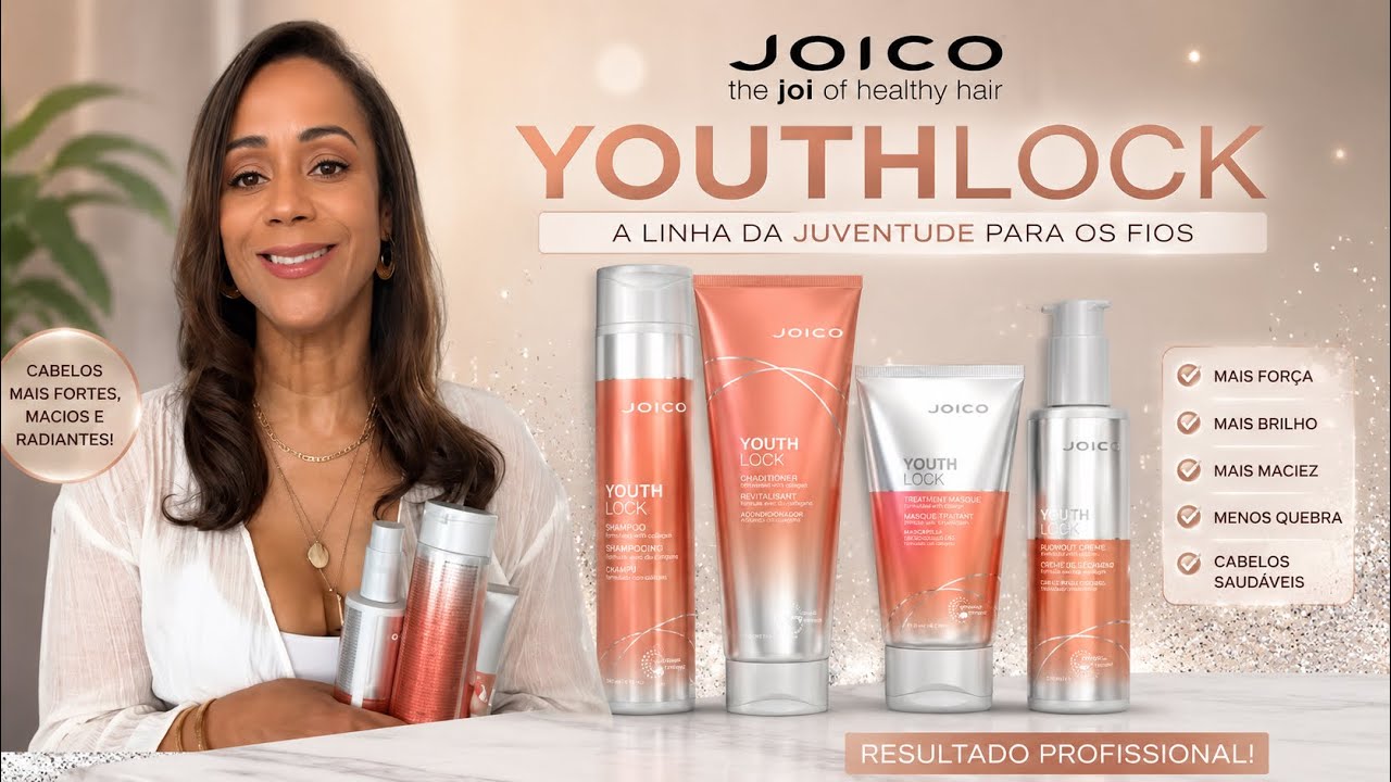 Joico Youthlock Reposição de Colágeno Rejuvenescimento e Fortalecimento para cabelos fragilizados