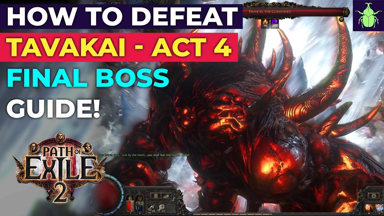 Path of Exile 2: Как победить Тавакая! Гайд по финальному боссу 4 акта!