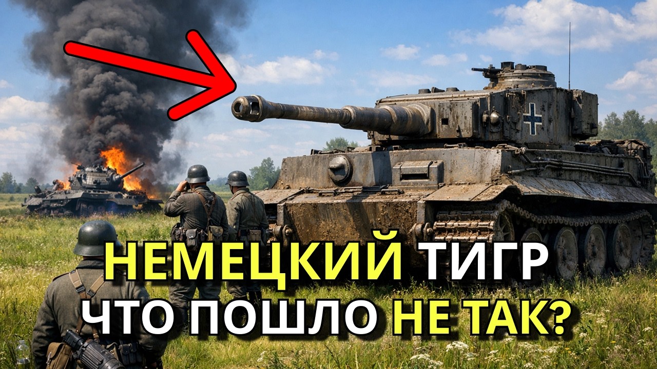 ТИГР - ЛУЧШИЙ ТАНК ВТОРОЙ МИРОВОЙ: НО ПОЧЕМУ ПРОИГРАЛ?