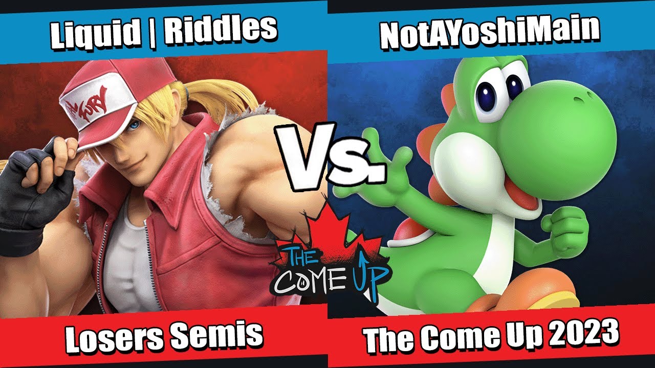 The Come Up 2023 Losers Finals - Liquid | Riddles (Terry) vs NotAYoshiMain (Yoshi) - Ult Singles