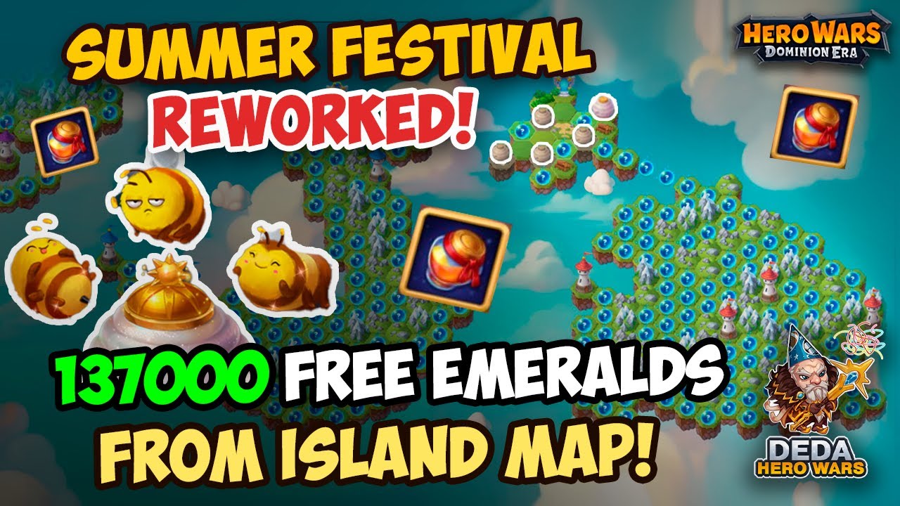 Reworked Summer Festival. New stratagy for rewards. Learn new game mechanic. Hero Wars: Dominion Era