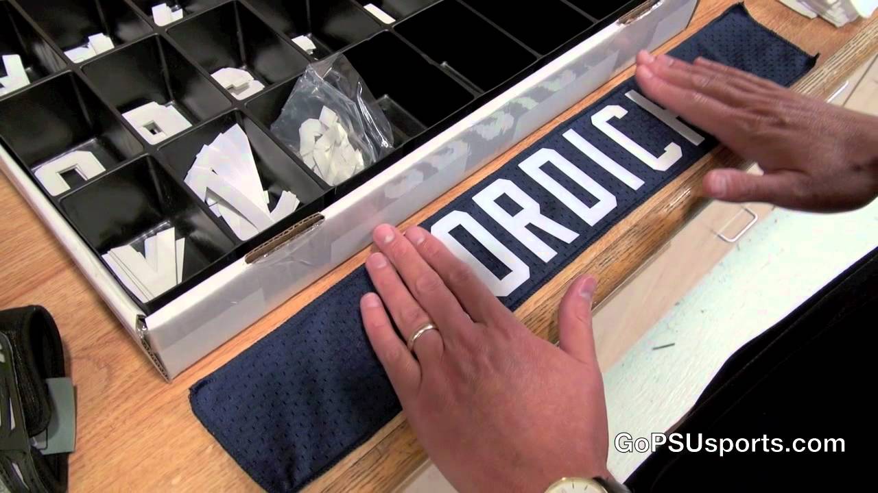 Penn State Football Jersey Name Plates