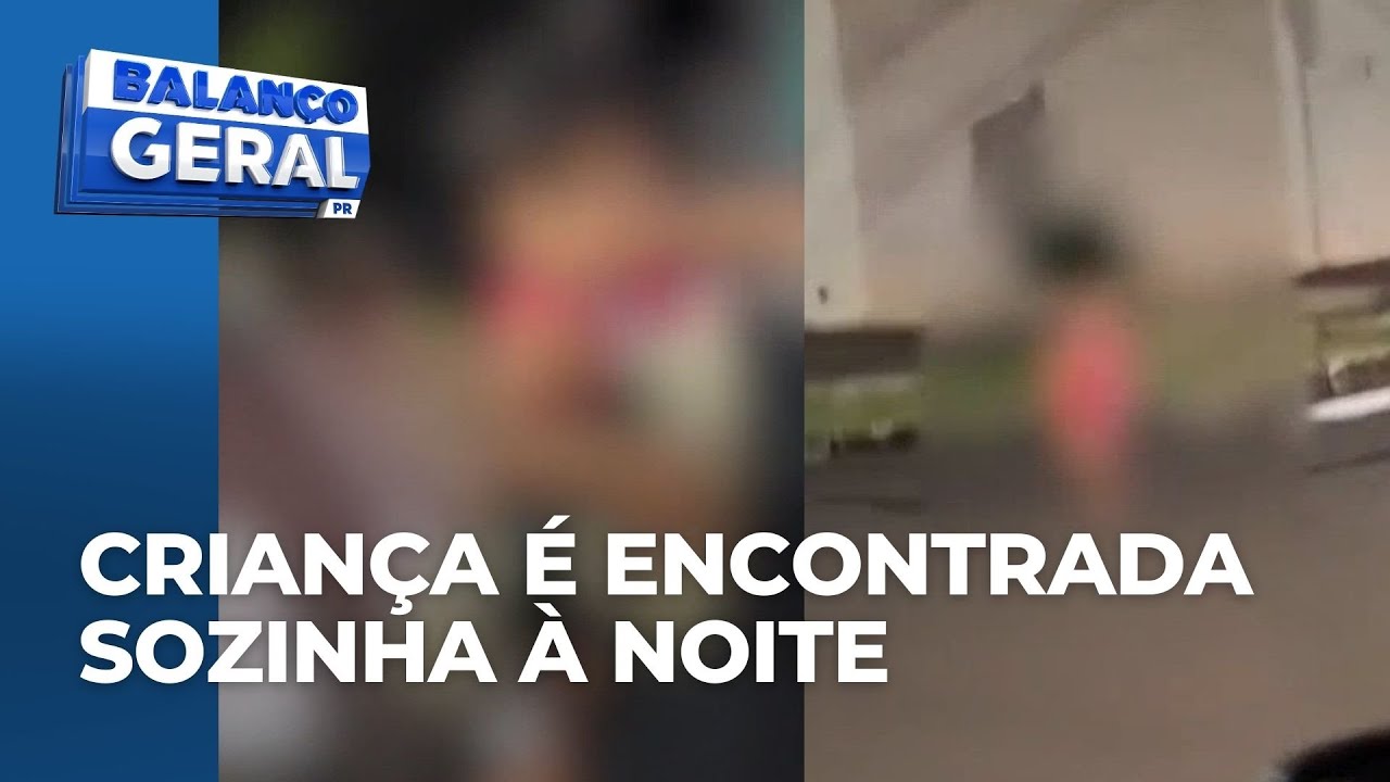 Criança é encontrada andando na rua sozinha a noite em Ourizona, no PR