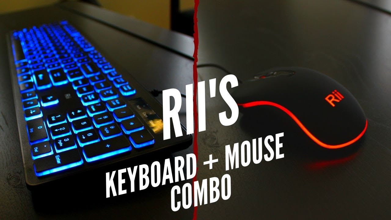 Rii's RGB Backlit Business Keyboard and Mouse Combo