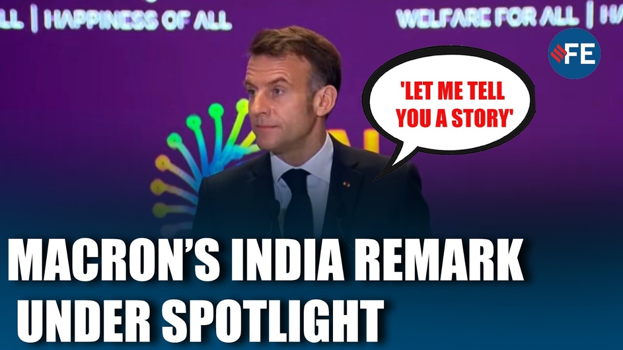 Macron&rsquo;s &lsquo;Street Vendor&rsquo; Story At India AI Summit Raises Eyebrows