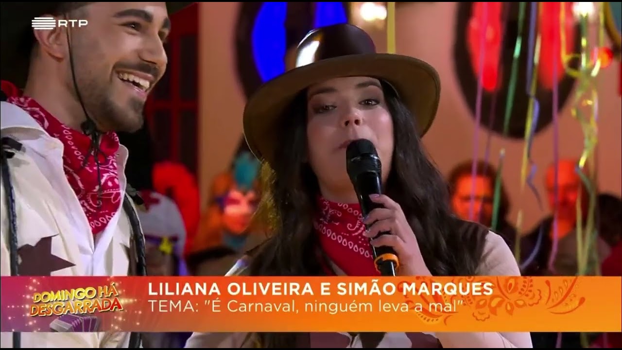 Liliana Oliveira à desgarrada com Simão Marques. Tema: É Carnaval ninguém leva a mal.