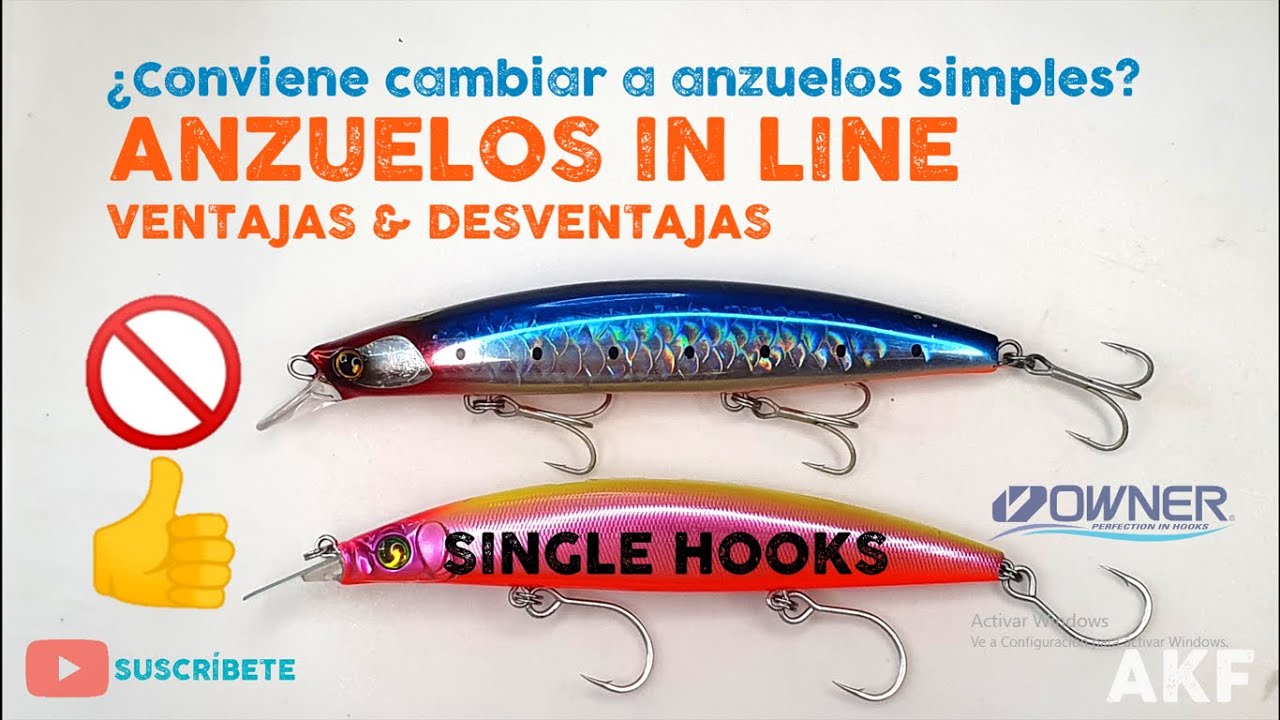 Cambio de anzuelos in line, Ventajas y Desventajas | Owner Single Hooks