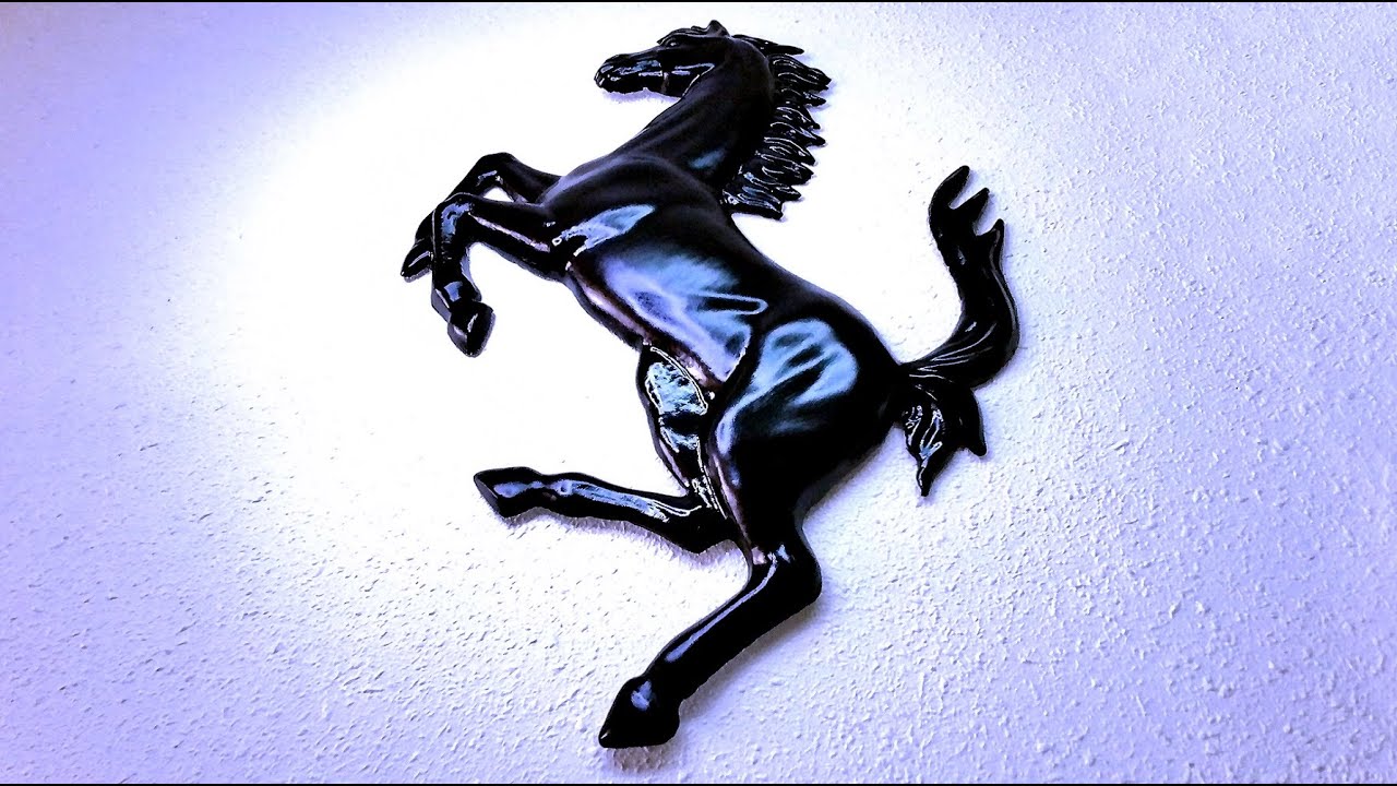 Handmade Prancing Horse Art Installation ayautocurve Elegant Car Design Art Video