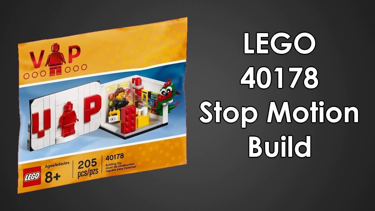 Stop Motion Build: Lego 40178 Exclusive VIP Set