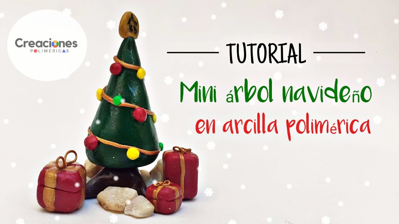 TUTORIAL | Cómo hacer un mini árbol de Navidad con arcilla polimérica