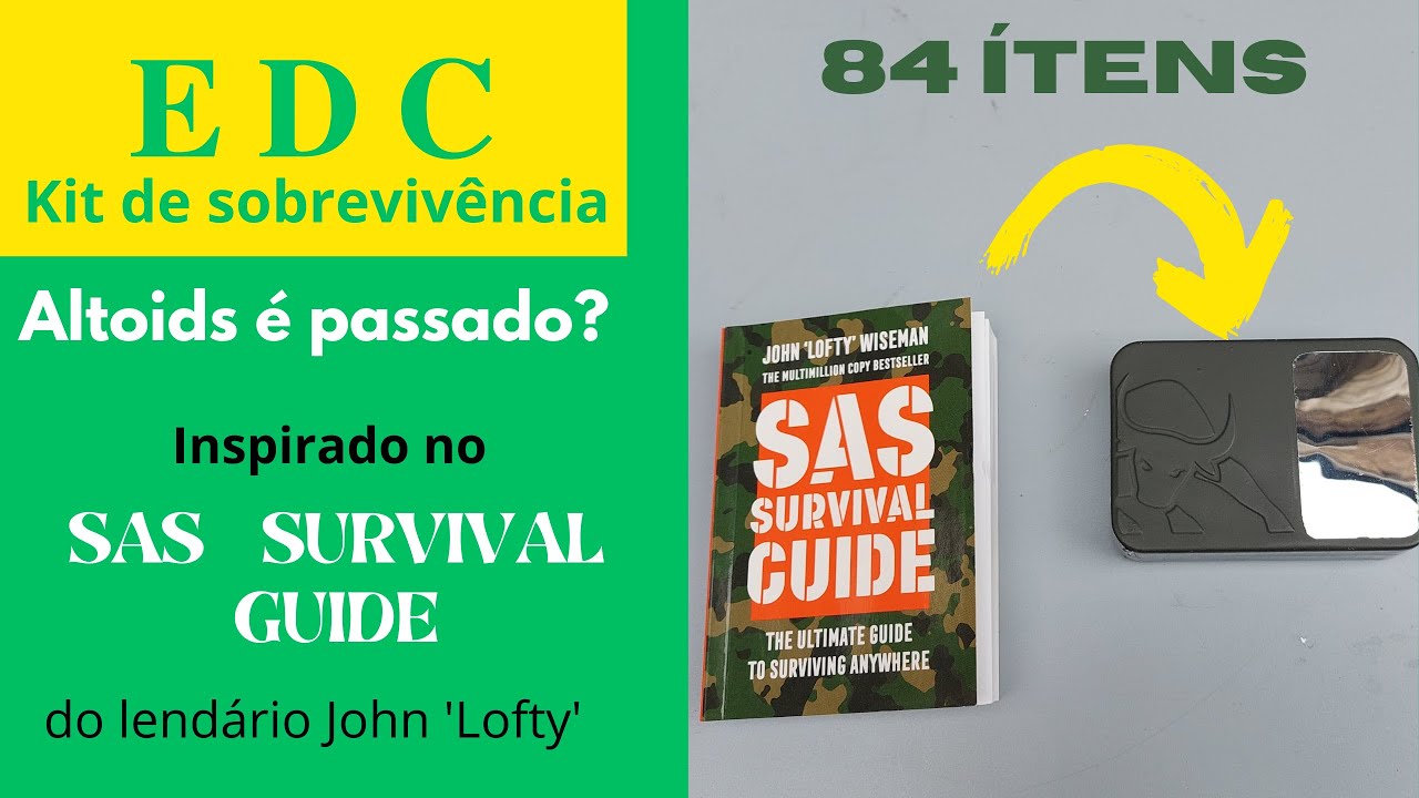 EDC melhor kit de sobrevivência do mundo. Altoids é passado?