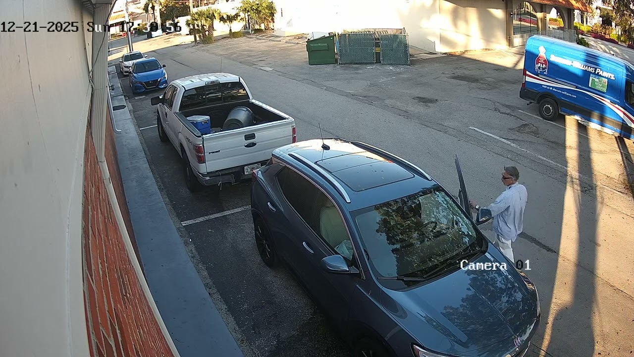 Car Thief Tried To Take The Commodores Car