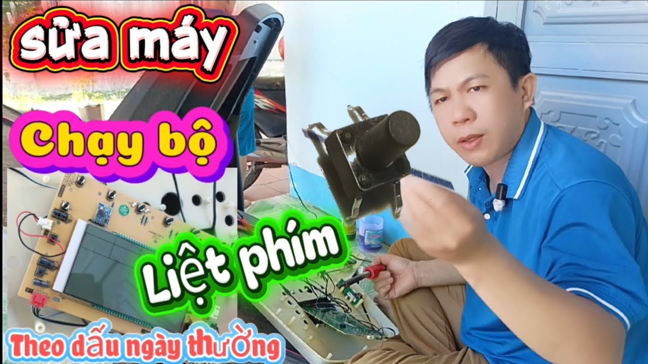 Đi Sửa Thay Phím Bấm Máy Chạy Bộ Và Nhận Quà Bất Ngờ Từ Chủ Nhà!