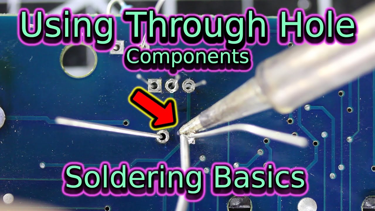 Soldering Through Hole Components | Soldering Basics | Soldering for Beginners