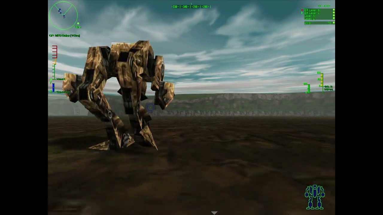 Mechwarrior 3 - Nova (Black Hawk) Grameplay
