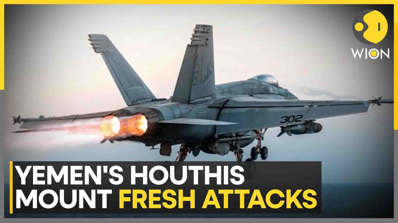 Houthis Claim Attacks on USS Aircraft Carrier Harry S. Truman in Red Sea | World News | WION