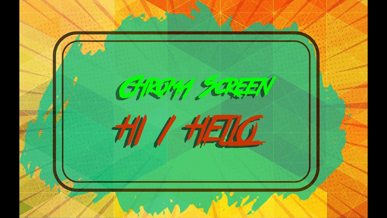 HI & Hello Text Animation (no copyright)