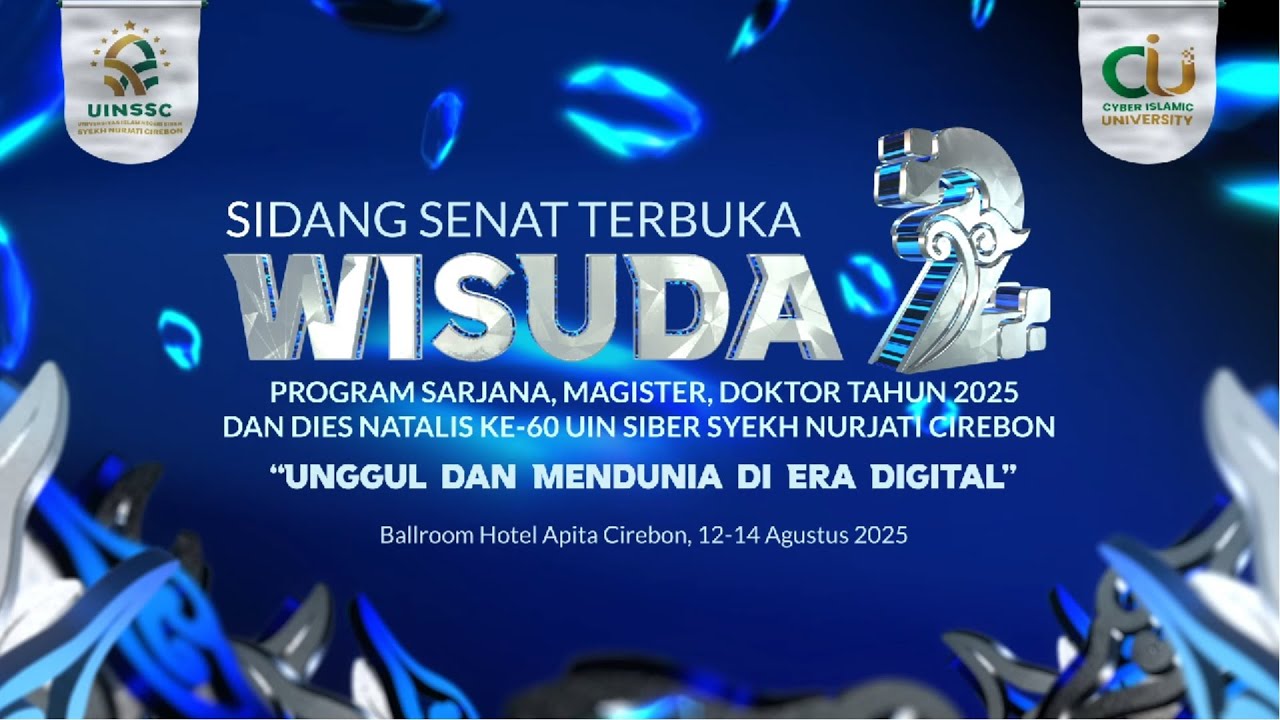 SIDANG SENAT TERBUKA WISUDA SARJANA, MAGISTER & DOKTOR 2 TH 2025 (Hari ke-3)