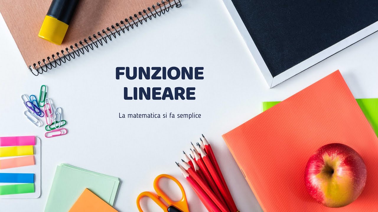 Funzione Lineare ↝ Riassunto completo formule e grafici