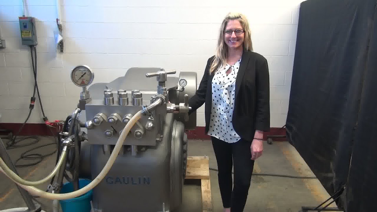 Gaulin Two Stage Stainless Steel Homogenizer Demonstration
