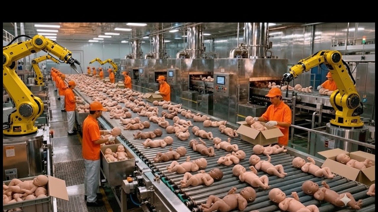 Relaxing ASMR Inside a Hyper-Realistic Silicone Doll Factory | Full Process #asmr #viral