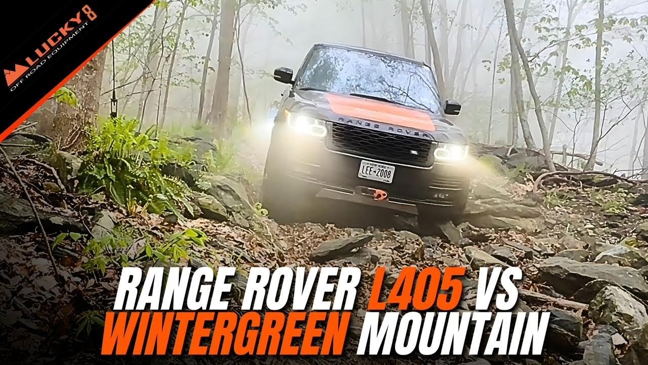 Testing Project L405 our V8 Supercharged Range Rover on Wintergreen Mountain