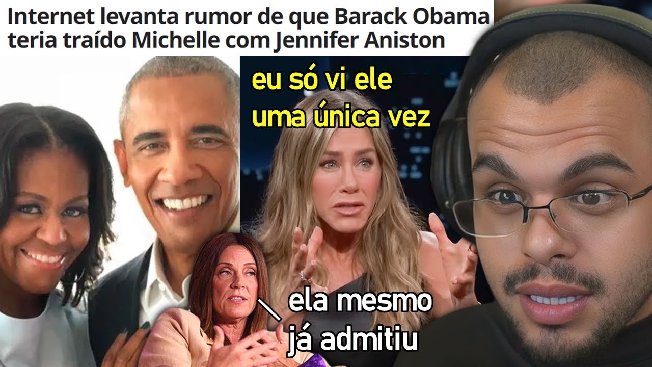 VIRALIZA QUE BARACK OBAMA TRAIU ESPOSA COM JENIFFER ANISTON E ATRIZ SE DEFENDE