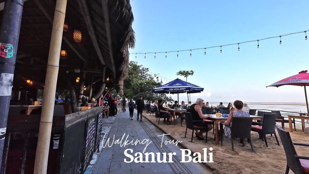 Weekend Vibes Walking At Duyung Beach Sanur Bali | Walking Tour Bali Today 2025