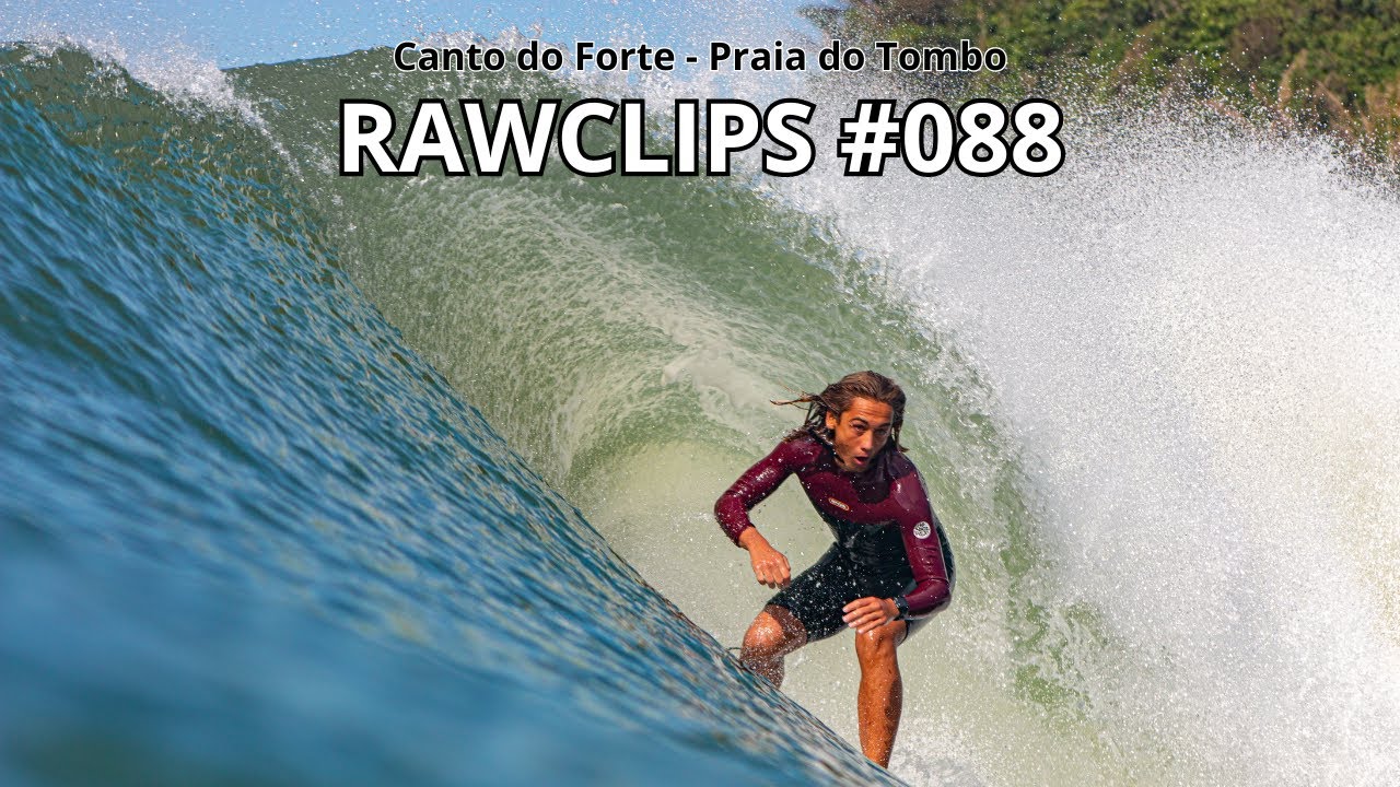 CANTO DO FORTE - SURF GUARUJA SEGUNDO DIA SWELL (rawclips) #088