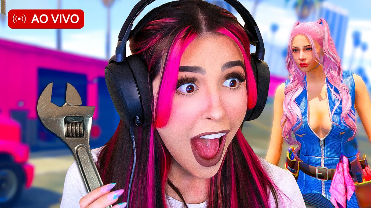 🔴 CRISTAL TRABALHANDO DE MECÂNICA! (DIA 2)