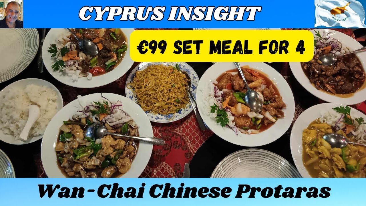 AMAZING Set Menu at WAN-CHI Protaras - ONLY €99 For 4!!