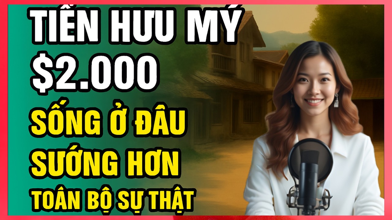 ✈️ Sự Thật Tiền Hưu Ở Mỹ: Tiền hưu ở Mỹ sống ở đâu xài thoải mái an vui? Toàn Bộ Sự Thật.