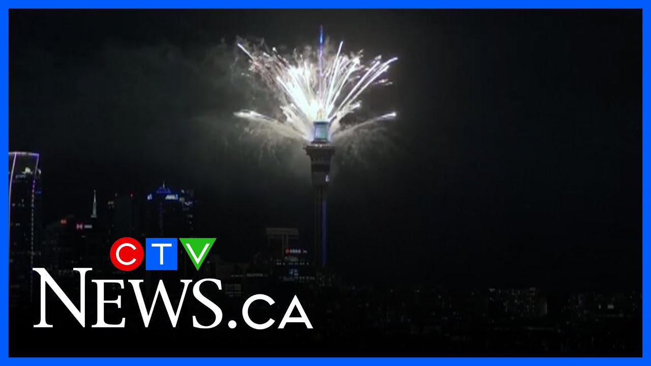 Happy New Year! Auckland, New Zealand rings in 2026