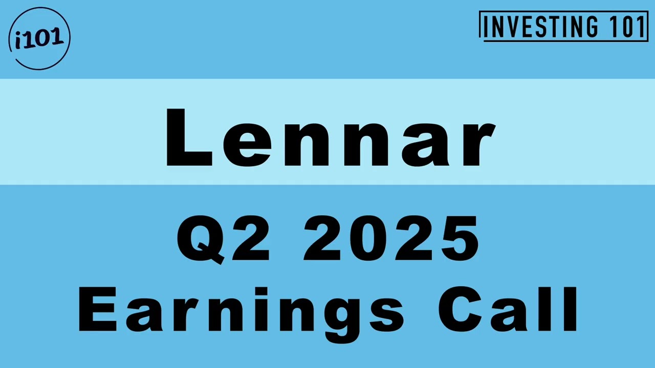 Lennar Q3 2025 Earnings Call | Q3 2025 Earnings Conference Call | Q3 2025 Results