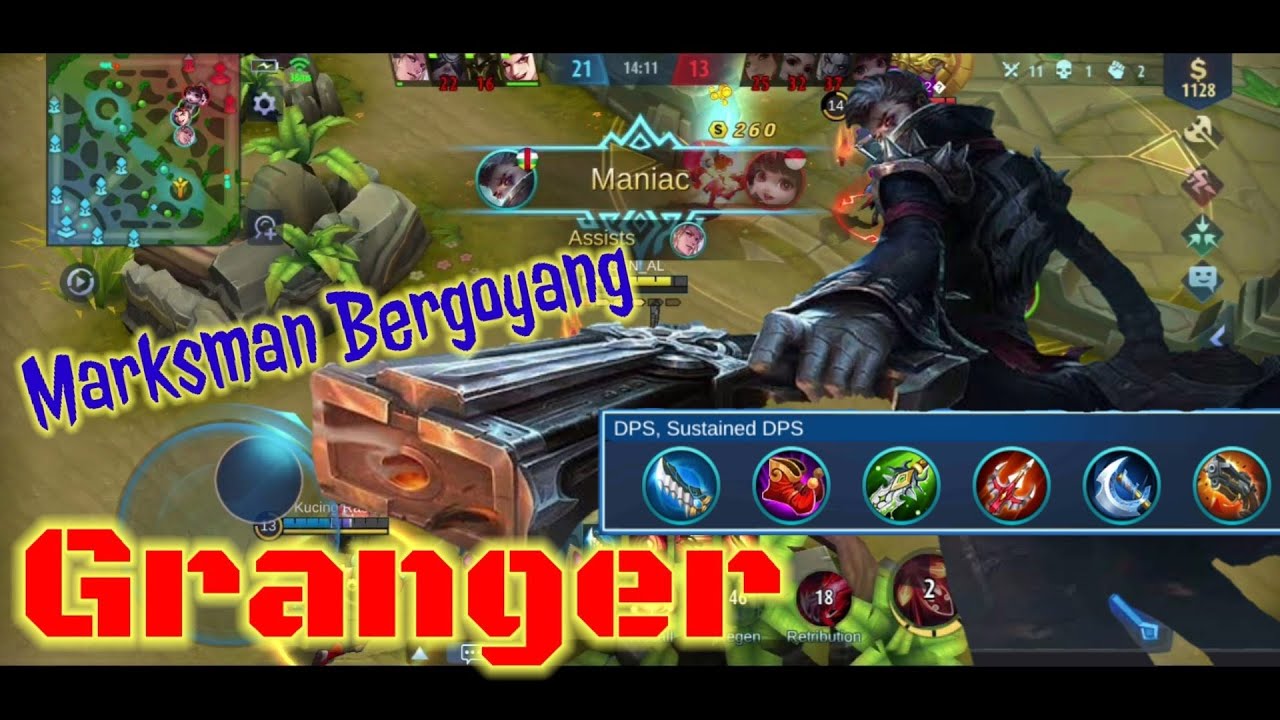 Maniac !! Granger auto win brow . Mobile legends bang-bang
