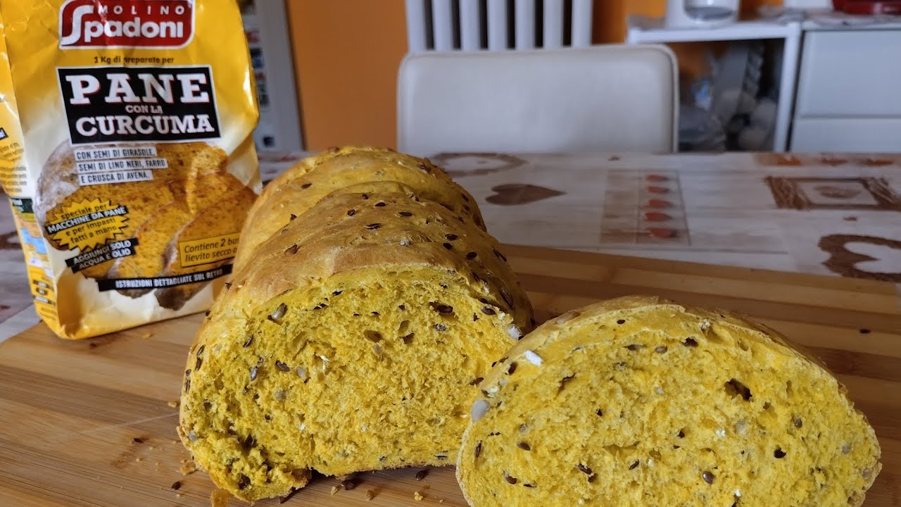 IL PANE ALLA CURCUMA PIÙ SEMPLICE E PIÙ BUONO DEL MONDO! SI PREPARA IN SOLE 3 ORE! 