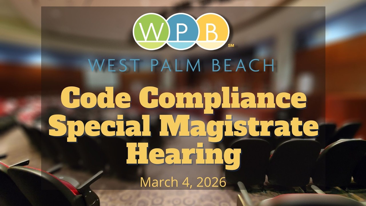 Code Compliance Special Magistrate Hearing | March 4, 2026