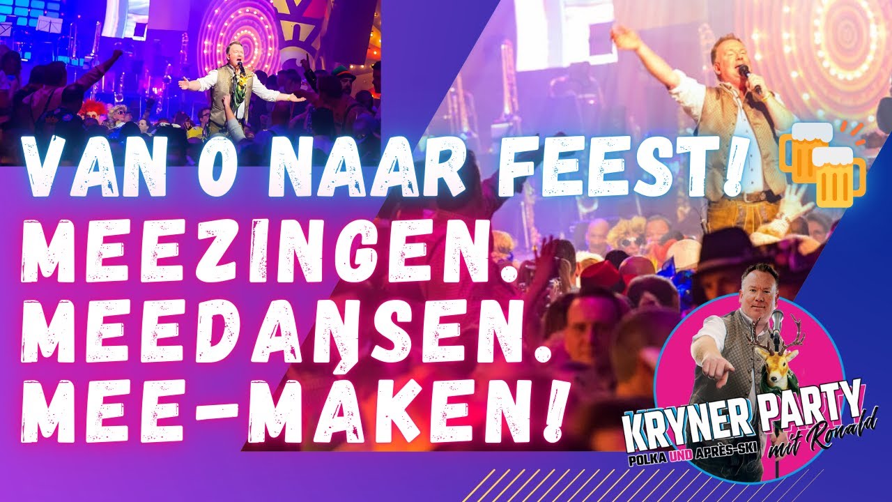 Van links naar rechts en terug 🎉 | De show die élk feest wakker schudt! KRYNER PARTY mit Ronald