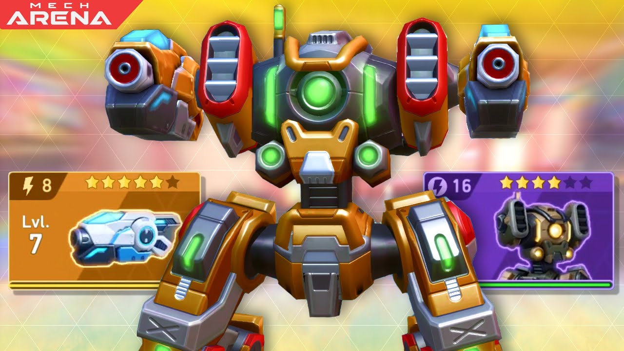 Redeemer + Railgun 8 🔥| Insane Snipes | Mech Arena