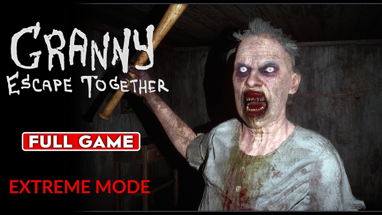 GRANNY ESCAPE TOGETHER  | Extreme mode | Maze Escape | No Death | Full Game   - No Commentary