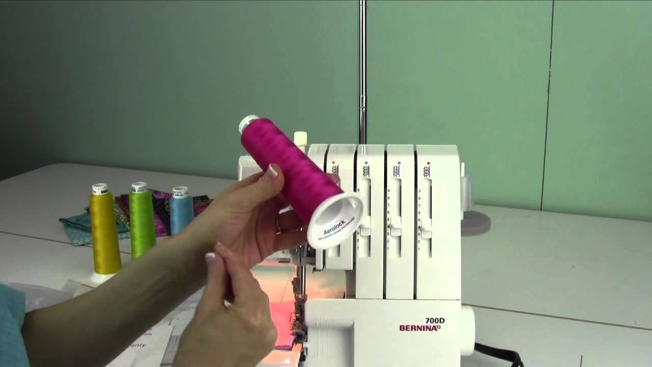 Bernina 700D Serger 2 Machine Set Up