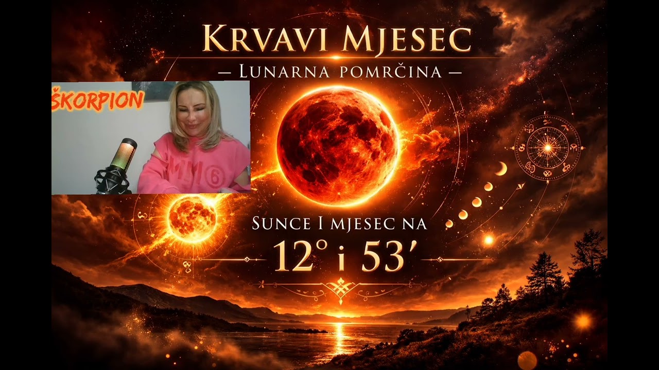 🌕  LUNARNA EKLIPSA 3. #mart  - #skorpion #skorpija #škorpion ✨️