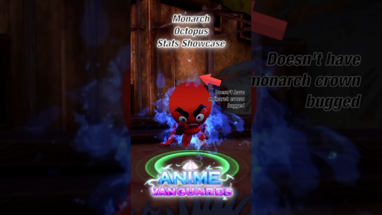 Monarch Octopus LB Unit Stats Showcase | Roblox | Anime Vanguards #roblox #showcase #animevanguards