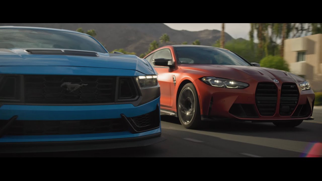Mustang Dark Horse VS BMW M4 Competition | Chuckwalla Valley Raceway! #BMWM4 #Darkhorse #mustangnews
