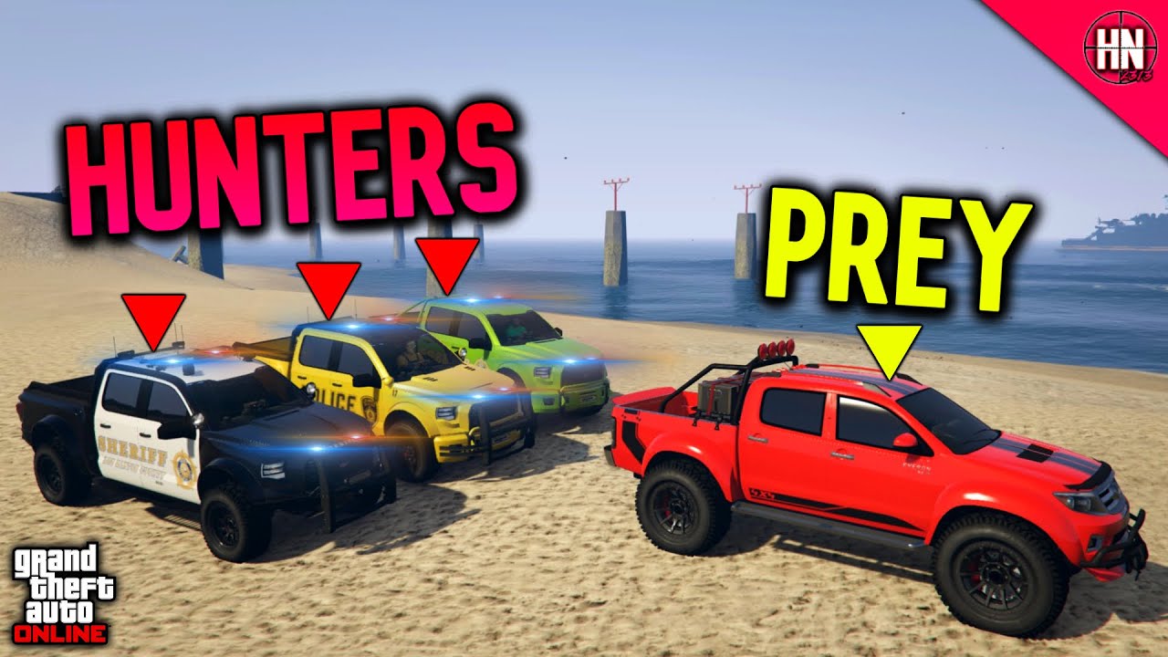 CARACARA PURSUITS vs KARIN EVERON | GTA 5 ManHunt!