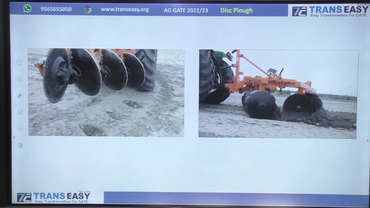 Disc Plough for AG GATE  22 and 23