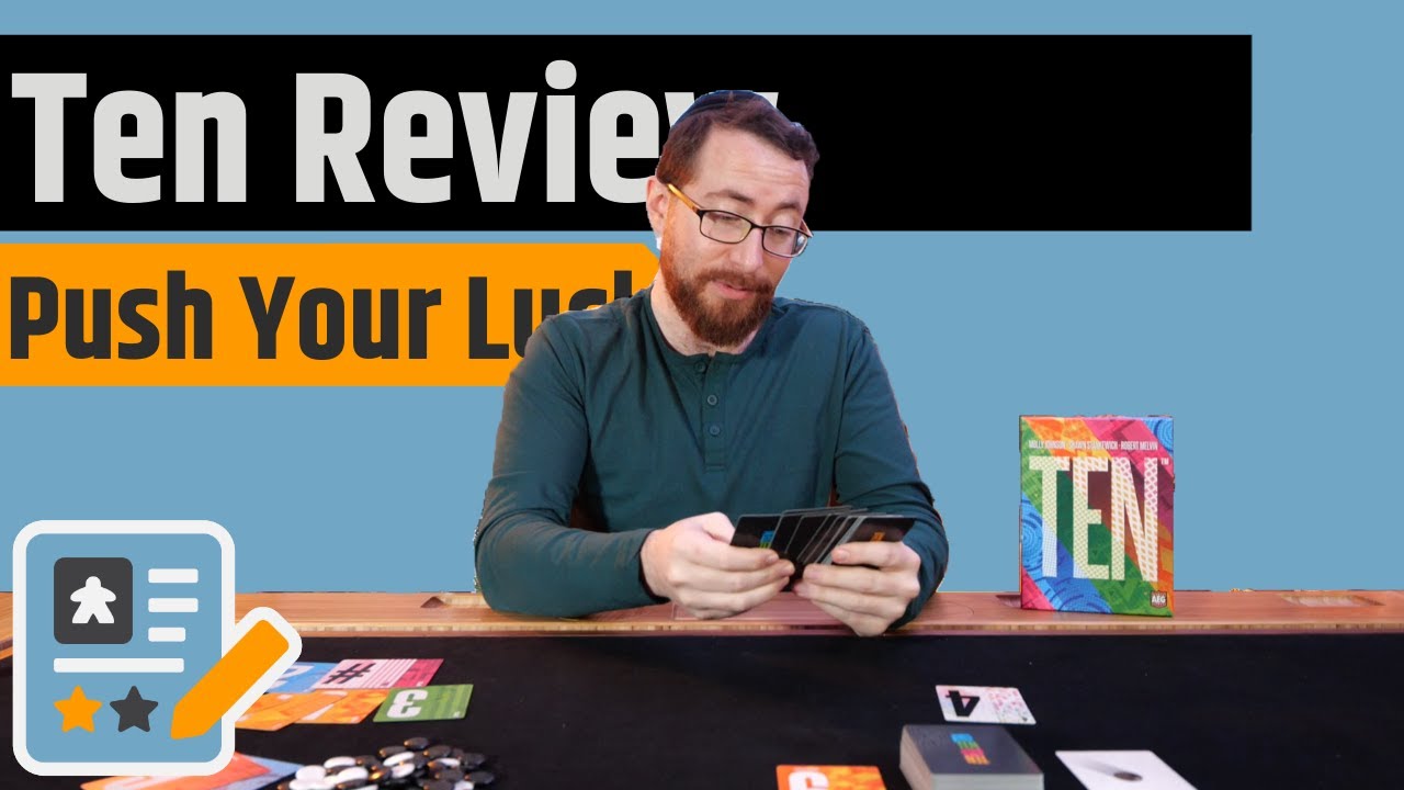 Ten Review - Push Your Luck, Auction & Set Collection All In One